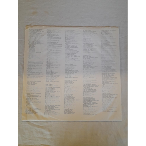 163 - Paul Simon Related Collection of Lp WX 340 The Rhythm Of The Saints 1-A2 1-B2, WX 52  Graceland A3-B... 