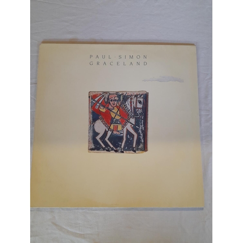 163 - Paul Simon Related Collection of Lp WX 340 The Rhythm Of The Saints 1-A2 1-B2, WX 52  Graceland A3-B... 