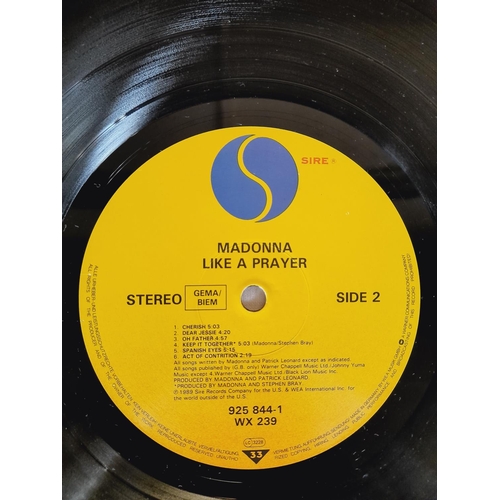 165 - Madonna Collection of Lp And 12inch Ep Singles To Include  Sire – 1-25157 Like A Virgin Allied Press... 