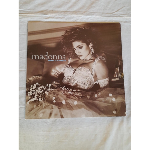 165 - Madonna Collection of Lp And 12inch Ep Singles To Include  Sire – 1-25157 Like A Virgin Allied Press... 