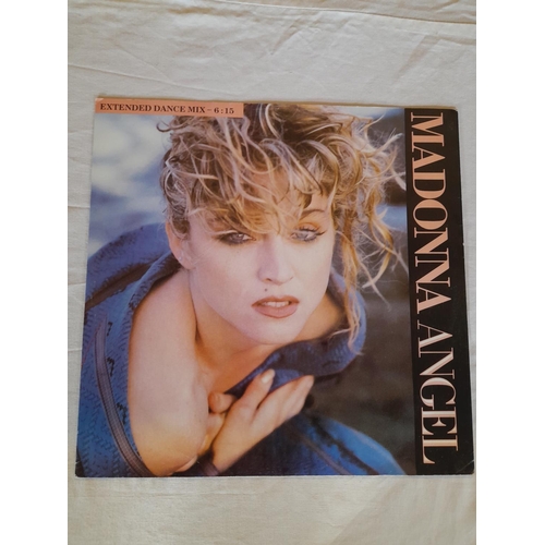 165 - Madonna Collection of Lp And 12inch Ep Singles To Include  Sire – 1-25157 Like A Virgin Allied Press... 