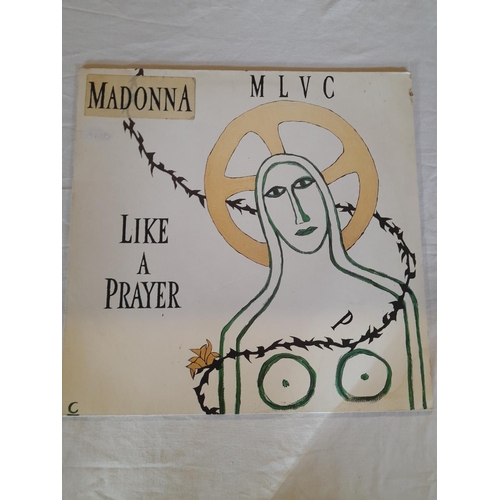 165 - Madonna Collection of Lp And 12inch Ep Singles To Include  Sire – 1-25157 Like A Virgin Allied Press... 