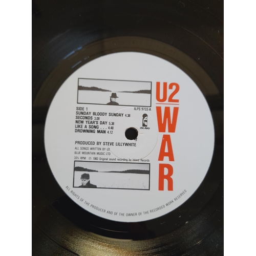 166 - Rock Collection of Lp To Include ILPS 9733 U2 – War A-1U B-1U,  BBBP 101 The Blues Band – The Blues ... 