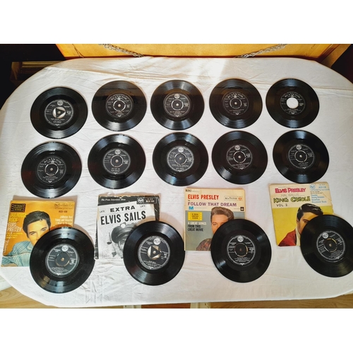 23 - Elvis On RCA A Nice Collection Of 7inch Singles, Some in Original Covers