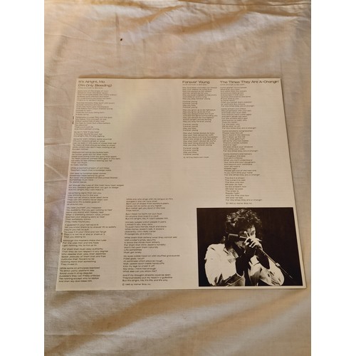 5A - Bob Dylan Collection of 4 Lp To include CBS 96004 Bob Dylan At Budokan A2 B1 C1 D1, CBS 32034 Anothe... 