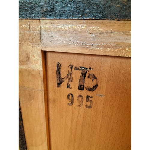 637 - Modern Style Dutch Baroque Mahogany Veneer Bombe Chest of 3 Drawers. 66cm High, 74cm x 41cm. Collect... 