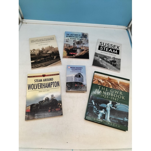 127 - Collection of Railway Related Reference Books (20) to include The Last Days of Scottish Steam, Warwi... 