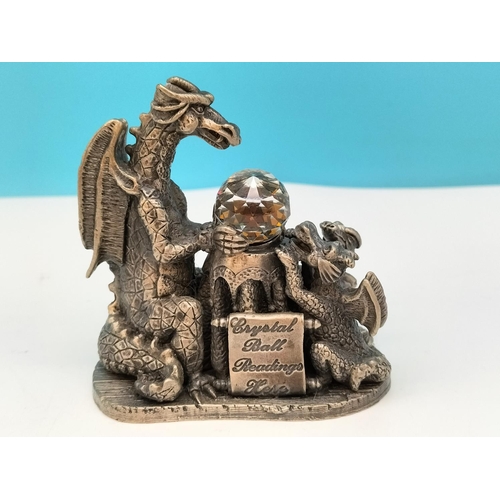 130 - Tudor Mint Pewter Figures (5) to include 'The Fountain of Life' 3092, 'The Snoozing Wizard' 3149, et... 