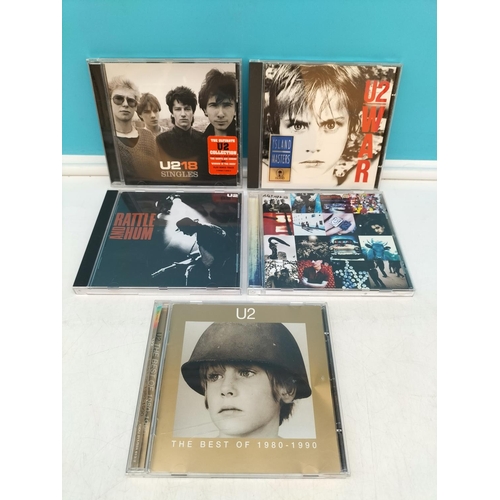 133 - Collection of 14 CDs to include U2 and Simple Minds.