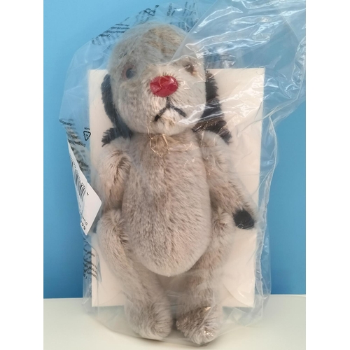 22 - Boxed Unopened Steiff 'Sweep' Bear 664441 with Paperwork. 27cm Tall.