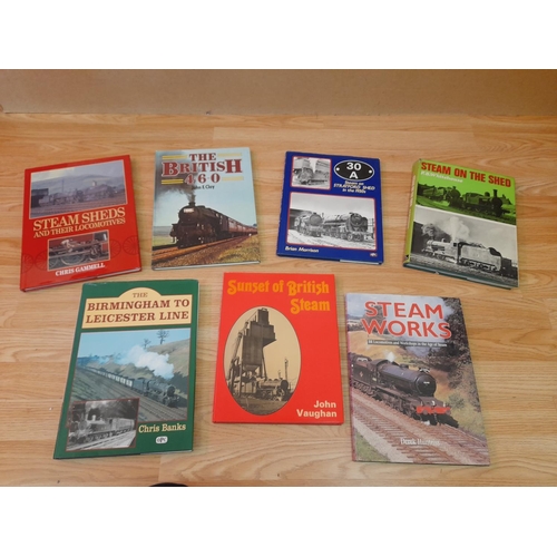 244 - Collection of Railway Related Reference Books to include Steam in the Scottish Landscape, Steam in t... 