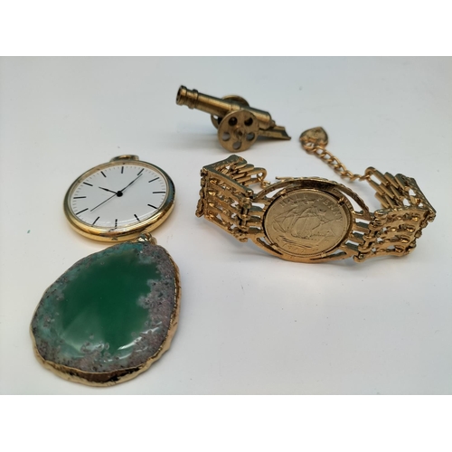 256 - Collection of Mixed Items to include Boxed Crowns, Pens, Pocket Watches, Pendant, Watches, Keyrings,... 