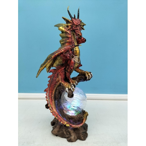 315 - Dragon Figures (4). Largest 20cm High, 25cm x 9cm.