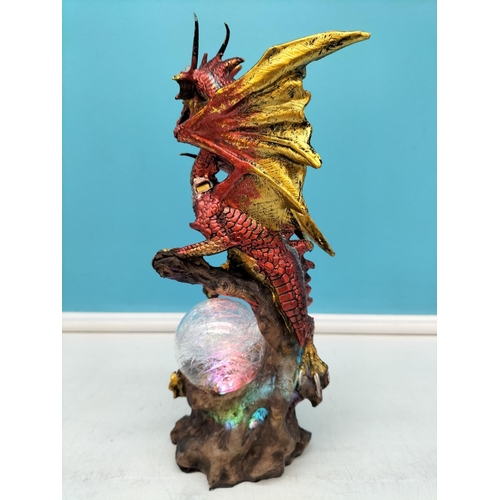 315 - Dragon Figures (4). Largest 20cm High, 25cm x 9cm.