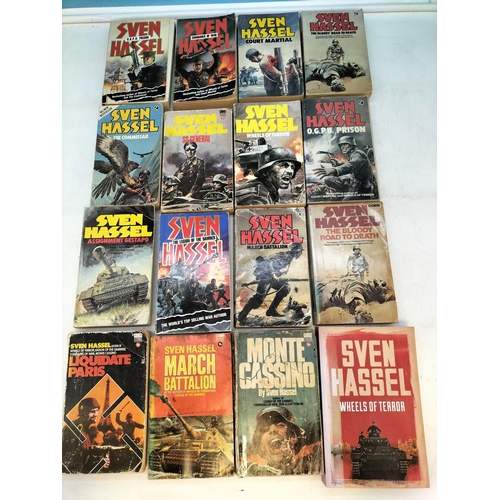 406 - Collection of Sven Hassel War Related Paperbacks (16).