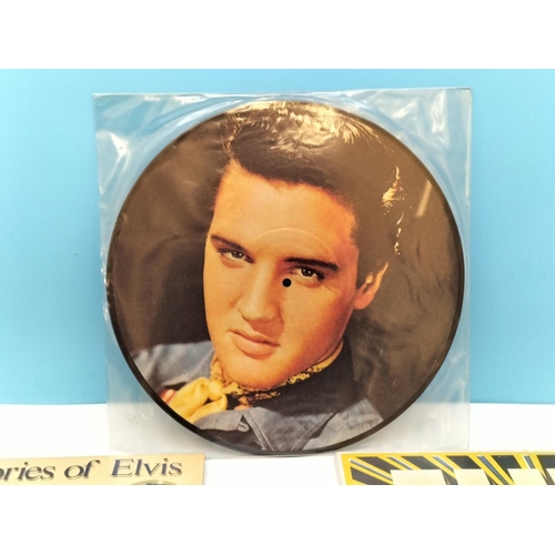 411 - Elvis Presley LPs (4) to include 'Hot Dog' Picture Disc plus Buddy Holly LP.