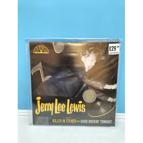 502 - Collection of LP Records (7) to include Elvis, Jerry Lee Lewis, Country, Rock & Roll.