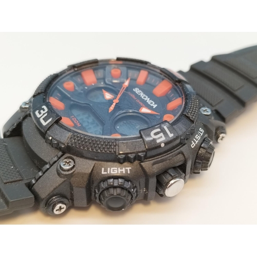 507 - Sekonda 100MT Alarm Chrono Digital Watch Model 1037.