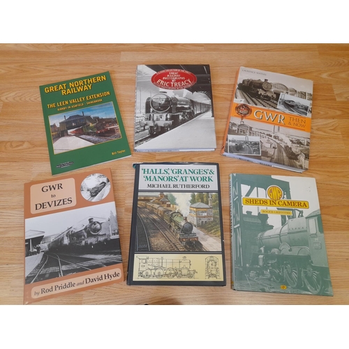 623 - Collection of Railway Related Reference Books to include Great Railway Photographs Volumes 1-4, GWR ... 