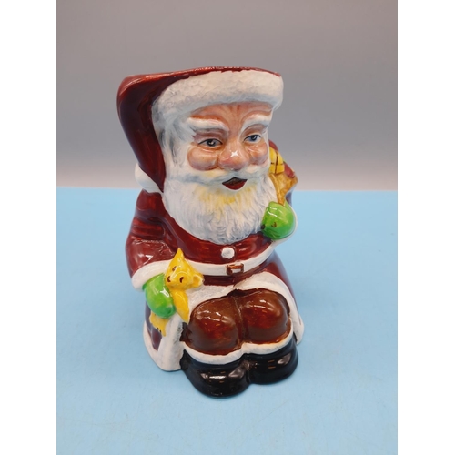 63 - Dewar's Whisky 3rd Edition Santa Claus Jug by John Humphries Pottery plus Crown Devon 'Santa' Toby J... 