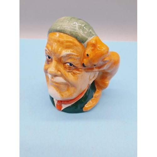 64 - Peggy Davies Collectors Guild 2007  Issue No 3 'Mr Punch' 9cm Toby Jug plus Prestige Jugs 'Compo' Ch... 