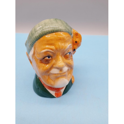 64 - Peggy Davies Collectors Guild 2007  Issue No 3 'Mr Punch' 9cm Toby Jug plus Prestige Jugs 'Compo' Ch... 