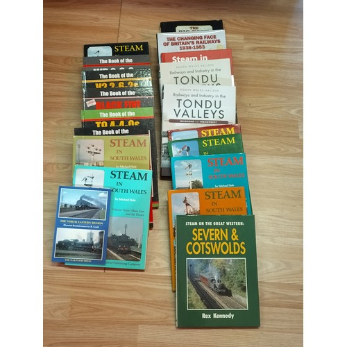 329 - Collection of Railway Related Reference Books (20) to include Steam in South Wales (5 Volumes), Sout... 