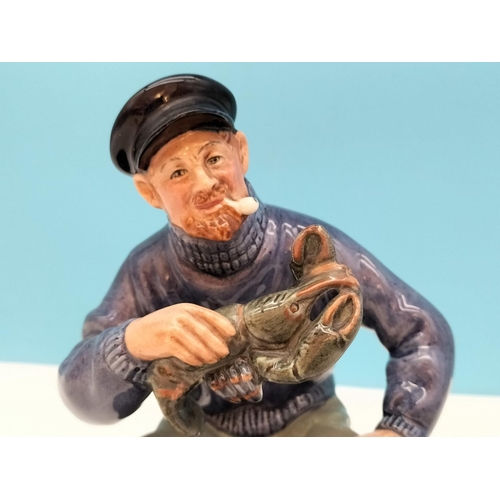 118 - Royal Doulton 20cm Figure 'The Lobster Man' HN 2317. Seconds Quality.