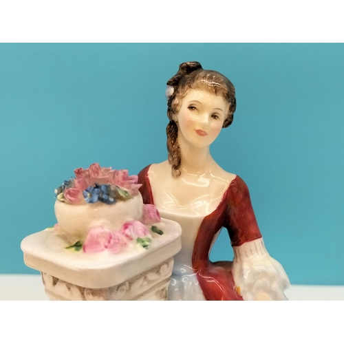 119 - Royal Doulton 19cm Lady Figure 'Rendezvous' HN 2212. Seconds Quality.