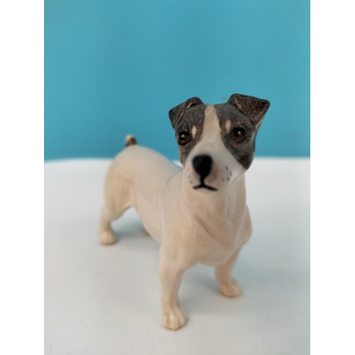 142 - Beswick Figure of a Jack Russell Model 3380. 6.5cm High x 7cm.