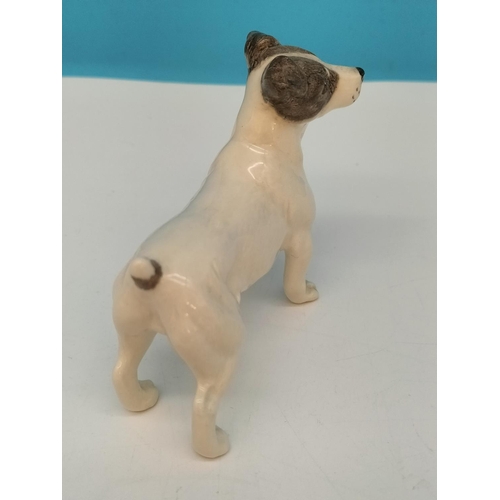 142 - Beswick Figure of a Jack Russell Model 3380. 6.5cm High x 7cm.