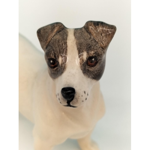 142 - Beswick Figure of a Jack Russell Model 3380. 6.5cm High x 7cm.