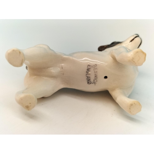 142 - Beswick Figure of a Jack Russell Model 3380. 6.5cm High x 7cm.