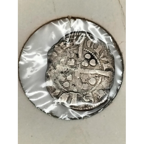 197 - English Hammered Long Cross Penny.