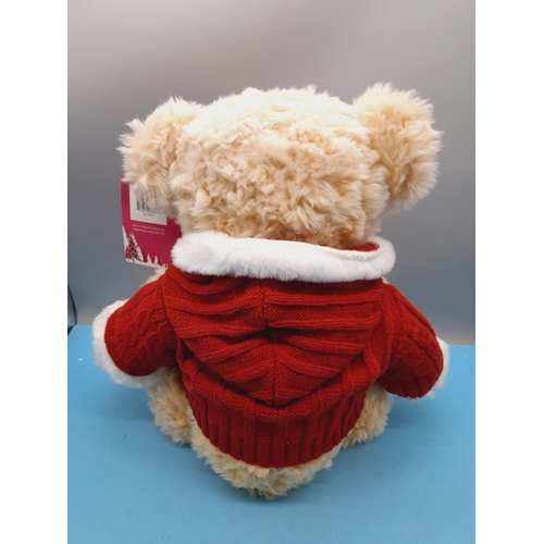 207 - New with Tags Harrods 'Maxwell' Bear for Christmas 2009. 35cm Tall When Sitting.