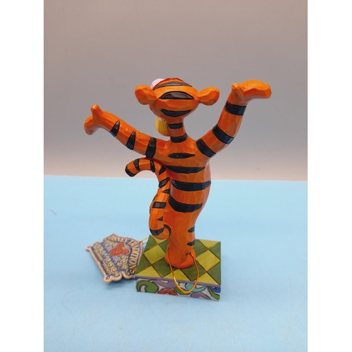 233 - New in Box Disney Traditions Showcase Collection 12cm Figure of Tigger 'Tiggerific'. 4016554