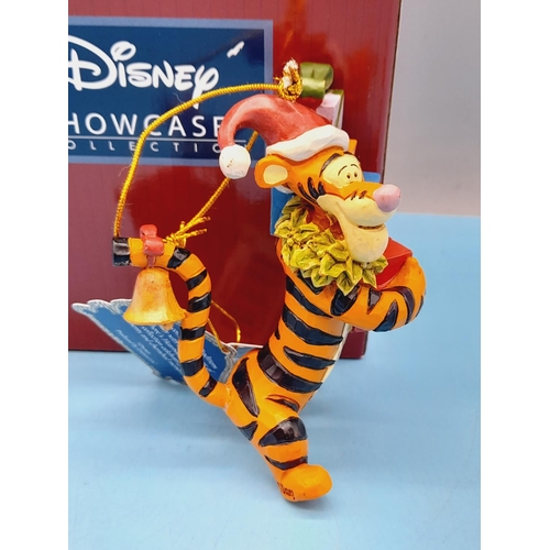 235 - New in Box Disney Traditions 9cm Hanging Christmas Ornament of Tigger.