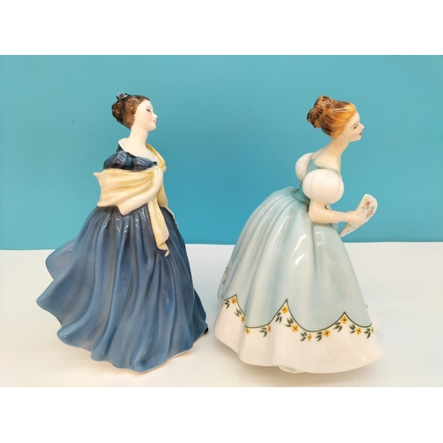 248 - Royal Doulton Lady Figures (2) 'Adrienne' HN 2304 and 'First Dance' HN 2803. Tallest 20cm. Both Seco... 