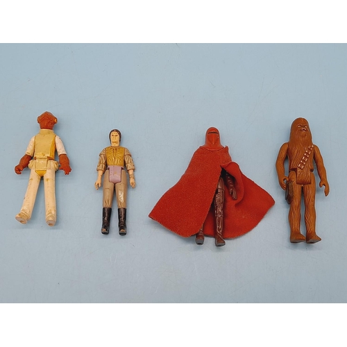 255 - Collection of 1977 and 1980's Star Wars Figures (9) including Chewbacca (A/F) plus Luke Skywalker, P... 