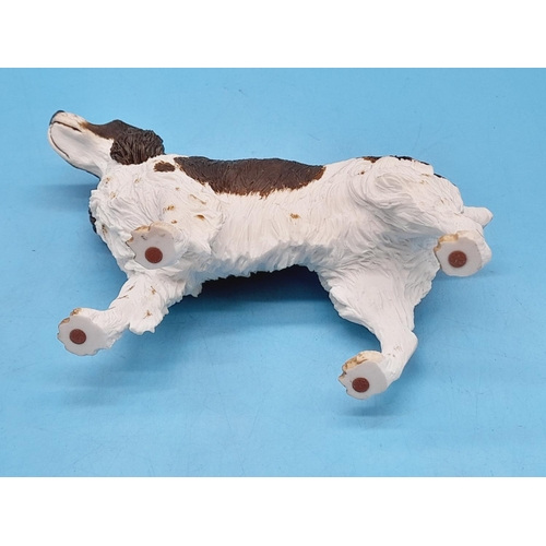 272 - Border Fine Arts Figure of a Standing English Springer Spaniel. 13cm High x 16cm. A1160