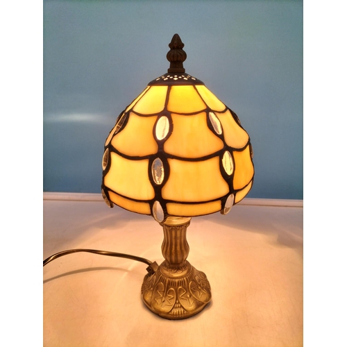 275 - Tiffany Style Lamp W/O. 30cm Tall.