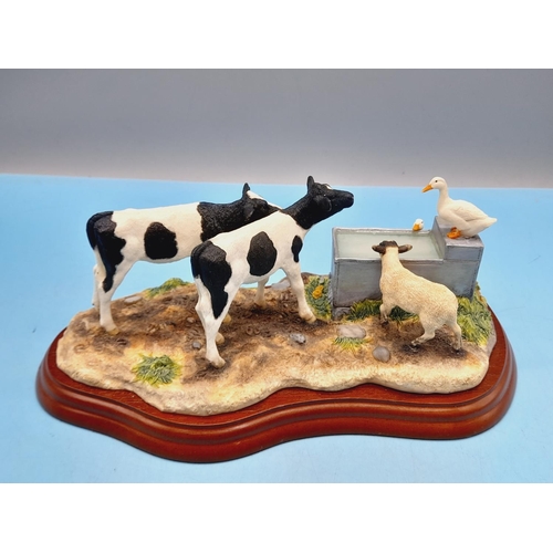 282 - Border Fine Arts James Herriot Figure 'Shared Resources' A0455. 12cm High, 26cm x 12cm.