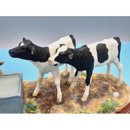 282 - Border Fine Arts James Herriot Figure 'Shared Resources' A0455. 12cm High, 26cm x 12cm.