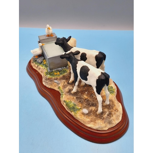 282 - Border Fine Arts James Herriot Figure 'Shared Resources' A0455. 12cm High, 26cm x 12cm.