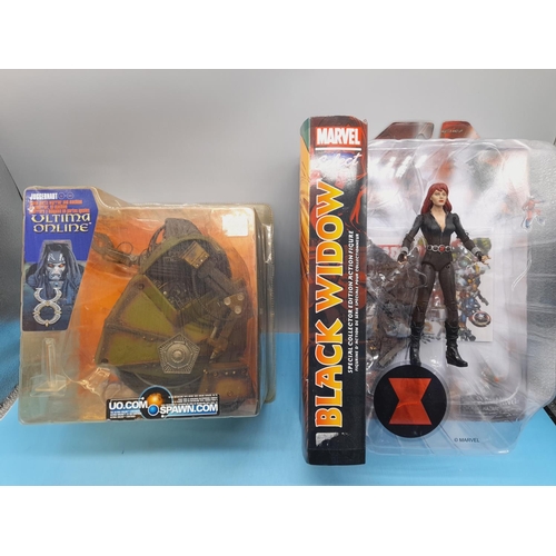 307 - Boxed Marvel Black Widow Figure plus Boxed Ultima Juggernaut.