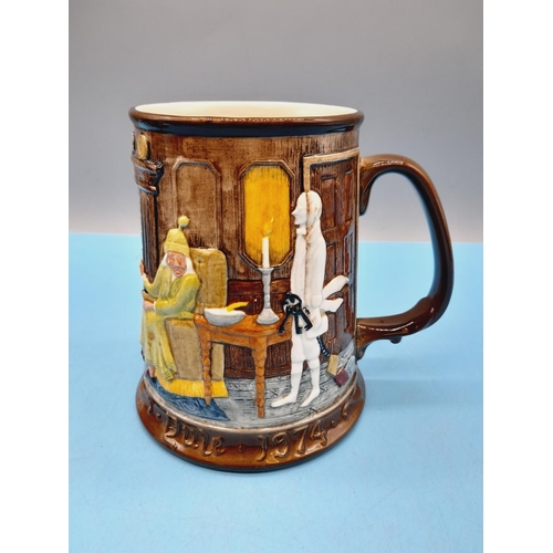 311 - Beswick Collectors Limited Edition 'Scrooge' 12.5cm Tankards (5). For Christmas 1972 - 1976.