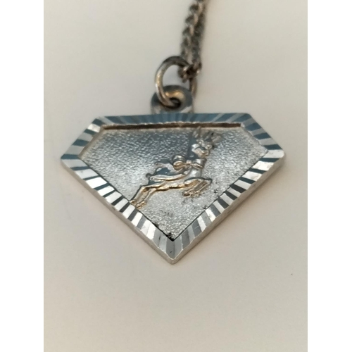 331 - 925 Silver 'Babycham' Pendant with 925 Silver 24