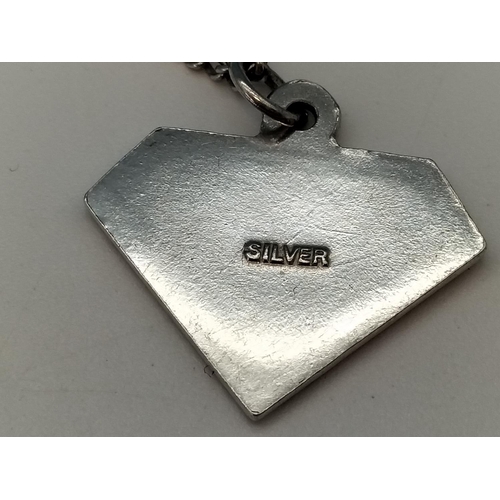 331 - 925 Silver 'Babycham' Pendant with 925 Silver 24