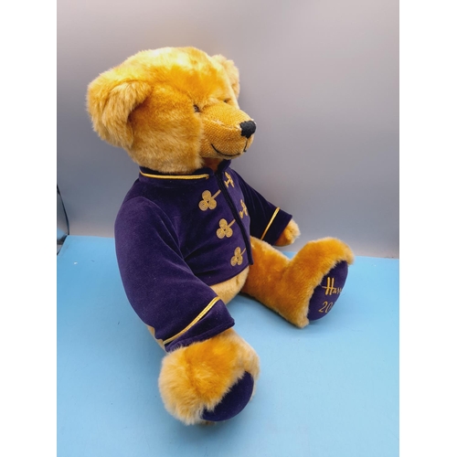 490 - Harrods 2000 Millennium Teddy Bear. 34cm High Sitting.