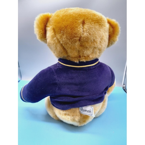 490 - Harrods 2000 Millennium Teddy Bear. 34cm High Sitting.